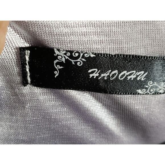 Haoohu Womens Purple Polyester V-Neck Long Sleeve Casual Long Maxi Dress Size 2X - Picture 8 of 11